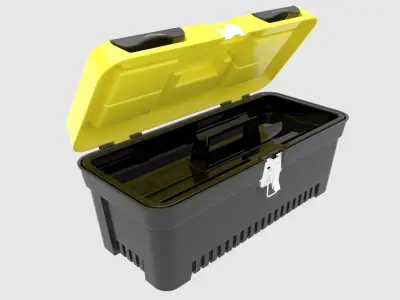 Plastic Toolbox 3D model