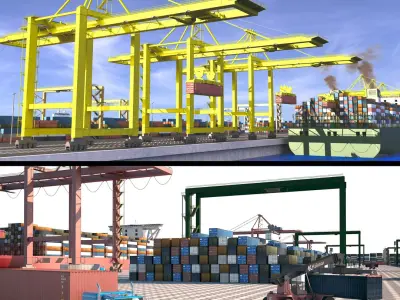 Port Collection 3 3D model