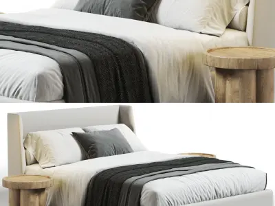 Chloe Bed 3D model