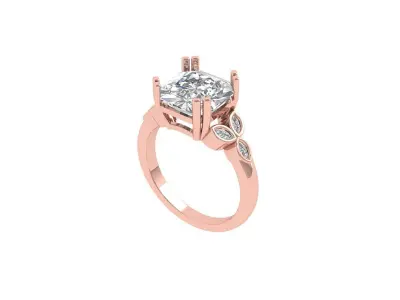 Wedding Ring  3D print model 299
