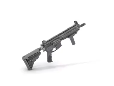 Tactical Black Rifle model pack Low-poly 3D model order
