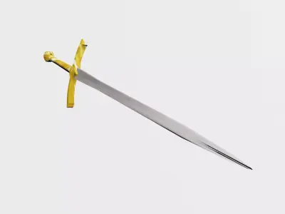 Sword Free low-poly 3D model 22