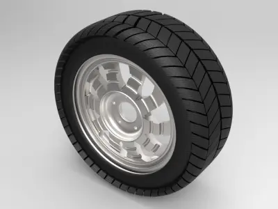 Tires wheel and tire 3D model