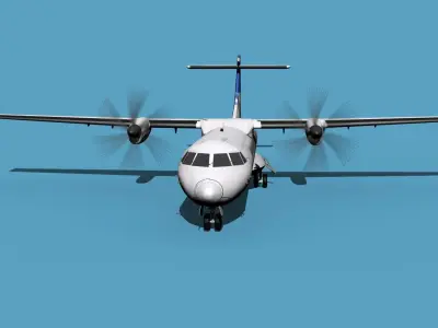 ATR  ATR-72-600 Azul 3D model
