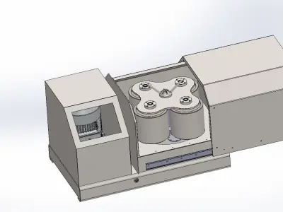 nano grinding mill for mineral 3D model