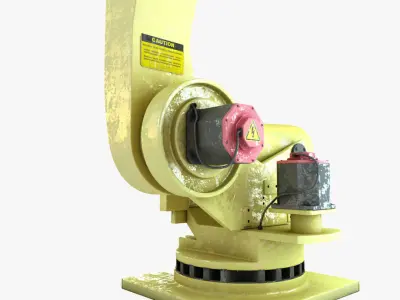 Industrial robot arm 3D model buy