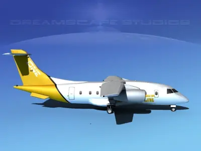 Dornier 328Jet Charter One 3D model