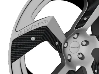 Wheels Mansory AC 5 3D model