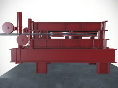 Wire Pulling Machine 3D model