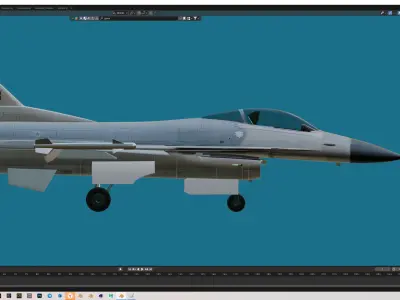 F-16 fighter jet Free 3D model