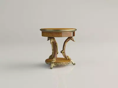stool set 3D model 3D model