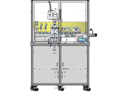 Horn combination automatic dispensing machine 3D model