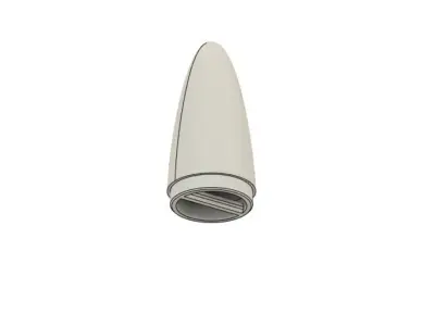 NANOGRAM C-CLASS MODEL ROCKET 3D model
