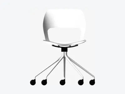 Chair - Office - Worksmart - 5 Star Castors Low-poly 3D model