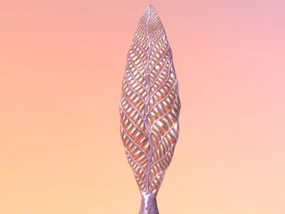 Charnia 3D model
