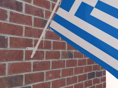 Flag of Greece 3D model