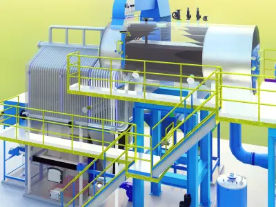 Boiler 3D model