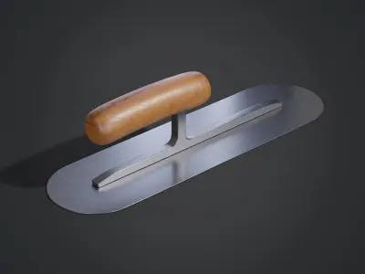 Two Pool Trowels 3D Model Pack