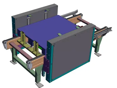 Pallet stacking machine 3D model