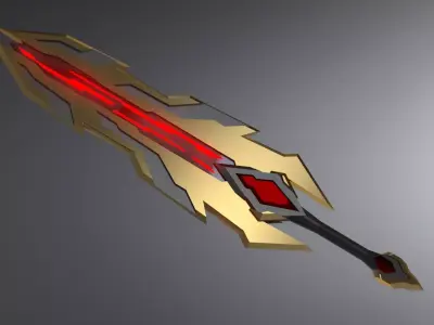 Dragon slayer great sword 3D model