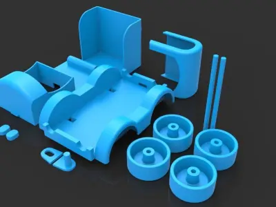 toy truck 3D print model buy