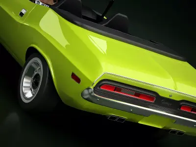 Challenger 71 Convertible 3D model