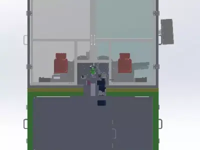 Automatic Multi-Station Piston Polishing Machine 3D model