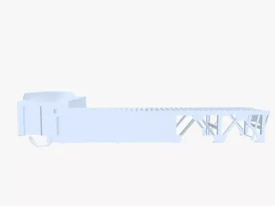 Bearing Inspection Table Low-poly 3D model