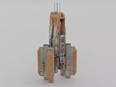 Dropship Vehicle 3D model