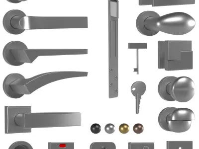 colombo door handles part 1 3D model