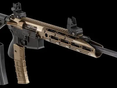 VR Ready Remington R5 RGP Low Poly Low-poly 3D model