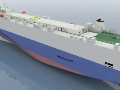 MV Modern Express 3D model