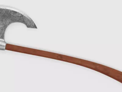 -Battleaxes- Low-poly 3D model