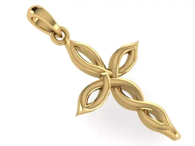 CROSS PENDANT CR184 3D print model