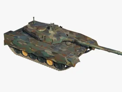 MBT-2000 Ready to Use for  Game Low-poly 3D model