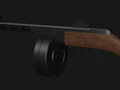 PPSH LP Models Free low-poly 3D model