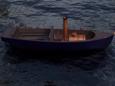 Old Boat  3D model