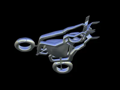 DRONE CONCEPT Low-poly 3D model