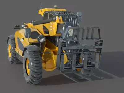 Wheel Tractor Telescopic Lifter 3D model
