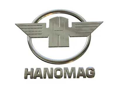 hanomag logo 3D model by 3dlogoman