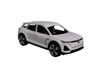 Generic Modern SUV Contemporary Utility Vehicle Design 01 3D model