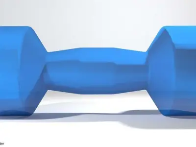 Exercise Equipment Water Dumbell 3D model