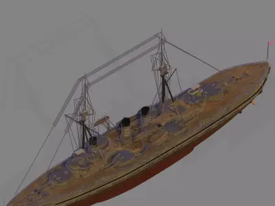 IJN Settsu 3D model