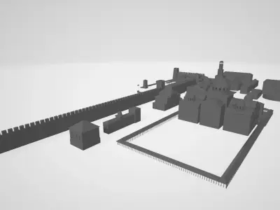 Bukoleon Palace Constantinople  3D model