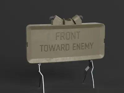 Explosives Package Low-poly 3D model