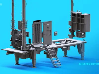 Shelter Control View 3D model
