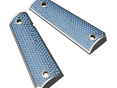 Colt 1911 grips 3D print model
