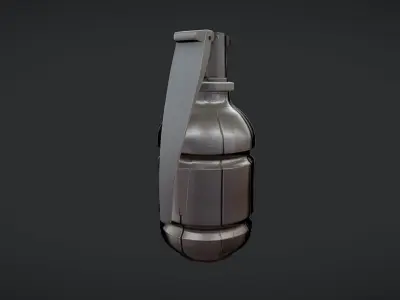 military hand grenade 3D model shop
