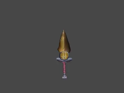 Zeloeman Sword A 50 Low-poly 3D model