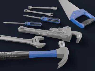 Tools Set 3D model